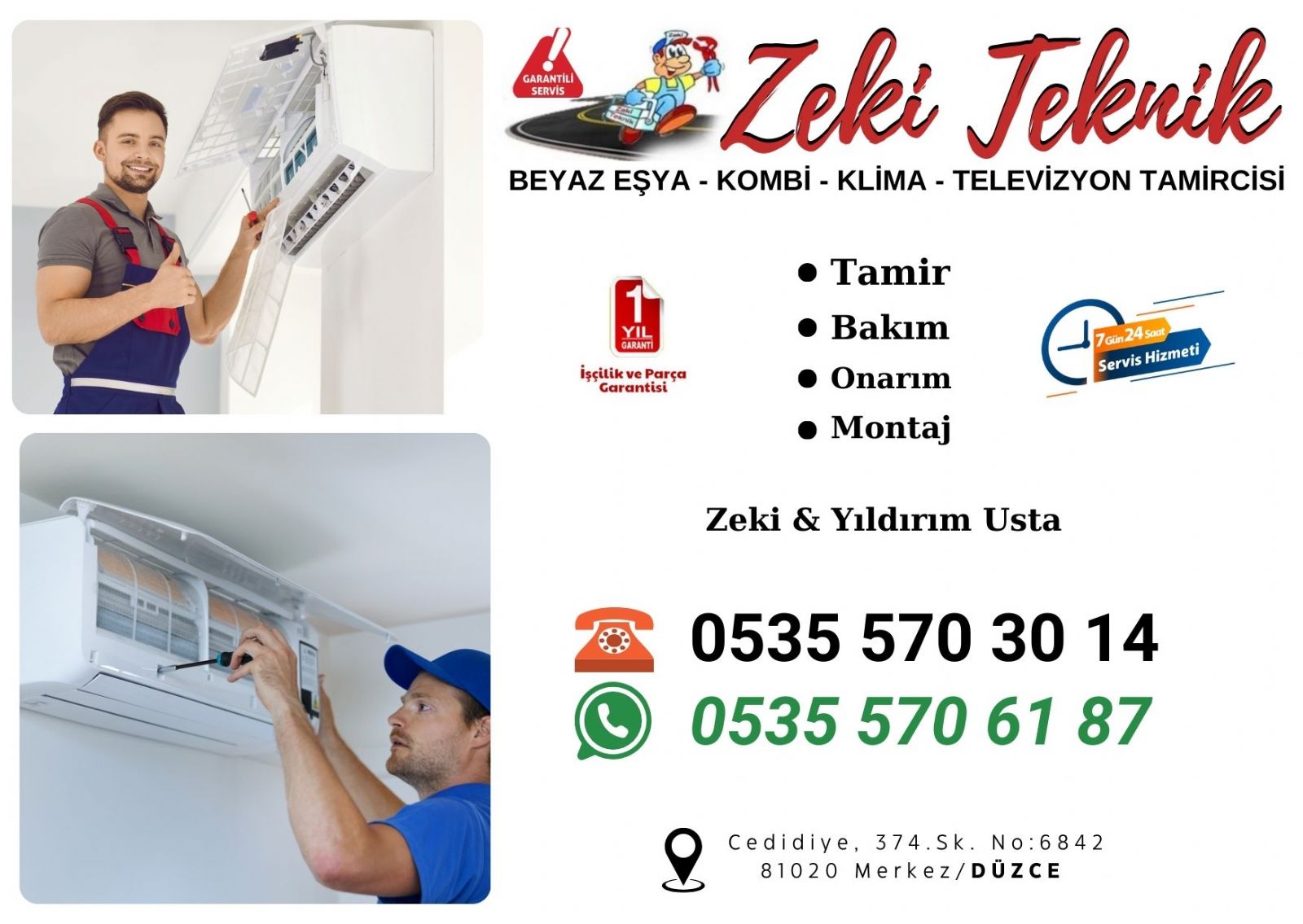 Düzce Klima Servisi